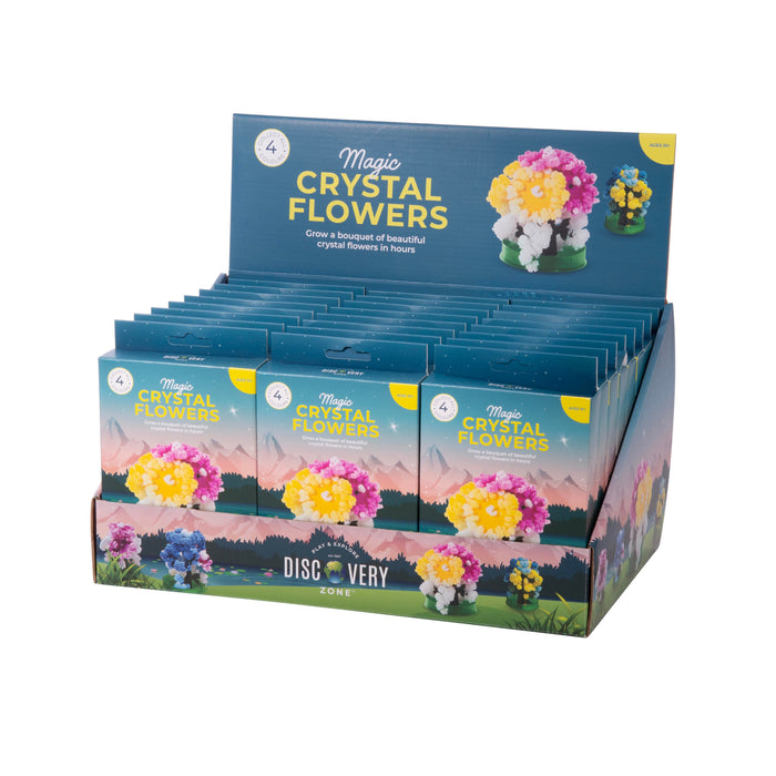 Discovery Zone | Magic Crystal Flowers Kit 24 pcs Assorted Colors