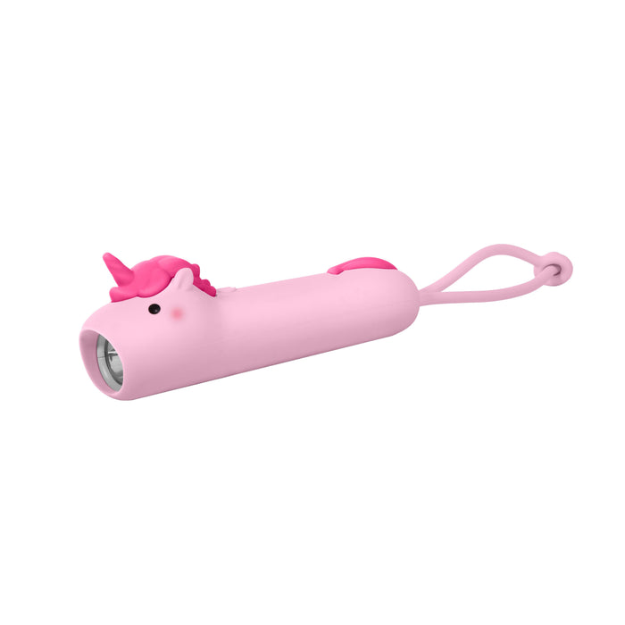 Discovery Zone | Unicorn Pink Rechargeable USB-C Kids Torch Homing Instincts