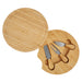 Davis & Waddell | Bamboo Cheese Board 3 Knives Set Natural