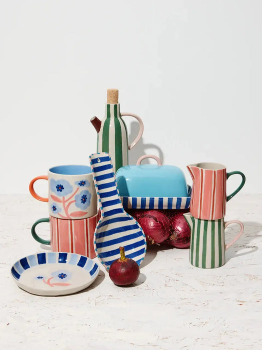 Jones & Co | Bloomie Blue Stripe Spoon Rest Homing Instincts