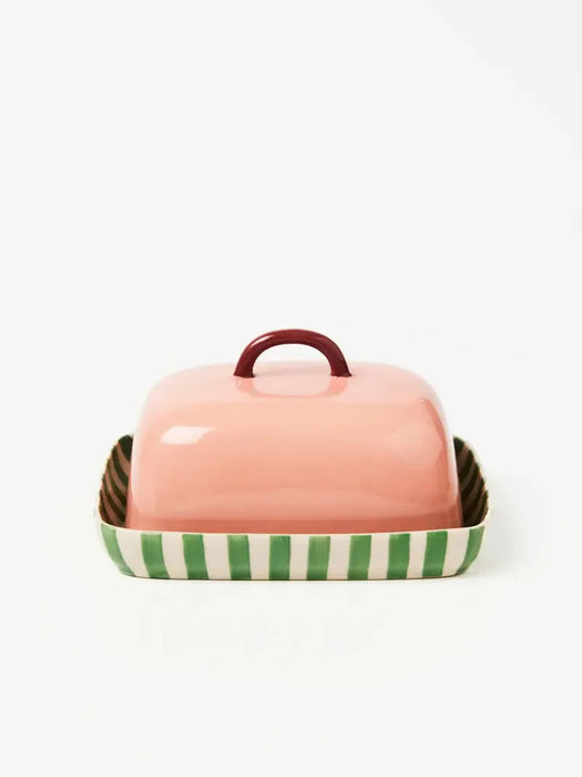 Jones & Co | Bloomie Pink Butter Dish Homing Instincts
