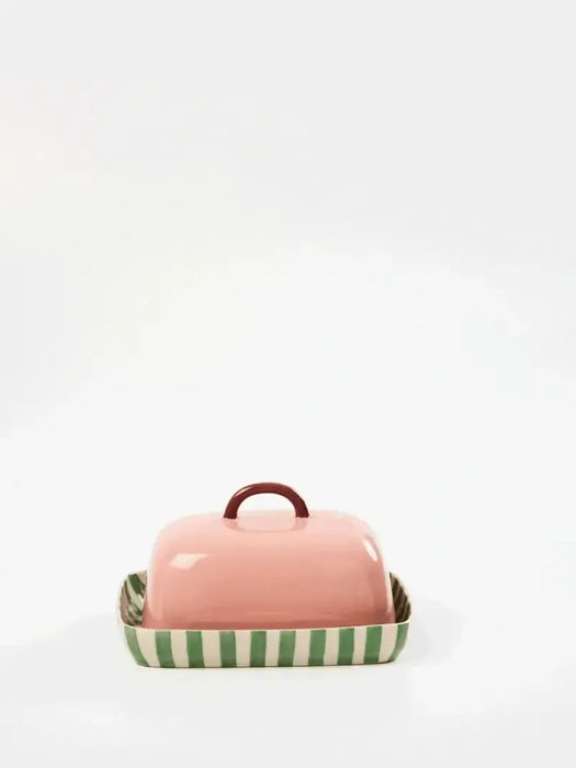 Jones & Co | Bloomie Pink Butter Dish Homing Instincts