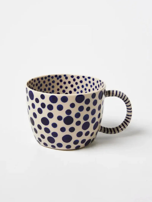 Jones & Co | Chino Mug Navy Spot Homing Instincts