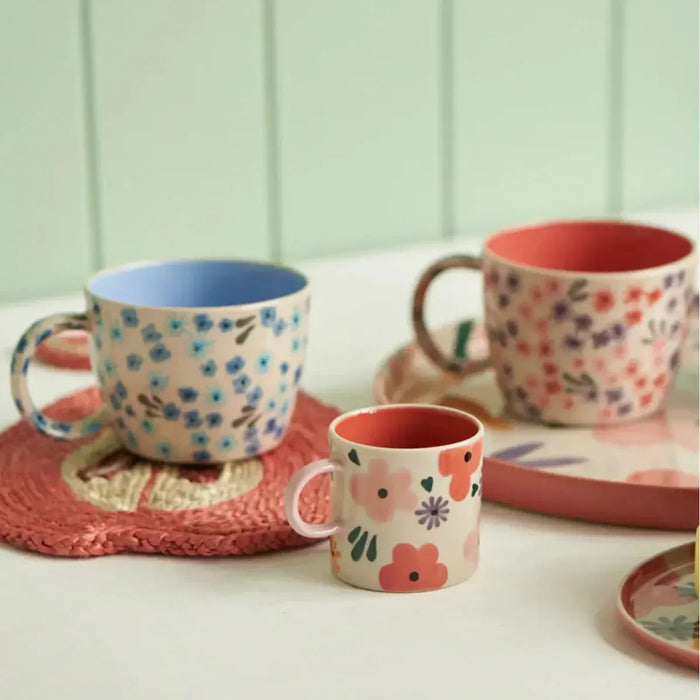 Jones & Co | Ditsy Espresso Mug - Pink Homing Instincts