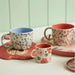 Jones & Co | Ditsy Espresso Mug - Pink Homing Instincts