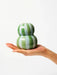 Jones & Co | Fonda Green Blue Stripe Vase Homing Instincts