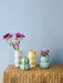 Jones & Co | Fonda Green Blue Stripe Vase Homing Instincts