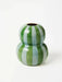 Jones & Co | Fonda Green Blue Stripe Vase Homing Instincts