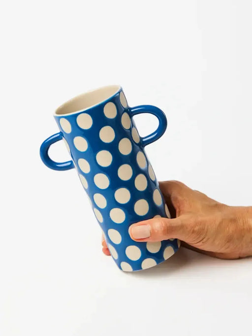 Jones & Co | Griffe Blue Spot Bud Vase Homing Instincts