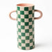 Jones & Co | Griffe Green Check Bud Vase Homing Instincts