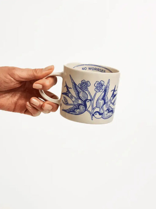 Jones & Co | Inked Mug No Worries Homing Instincts
