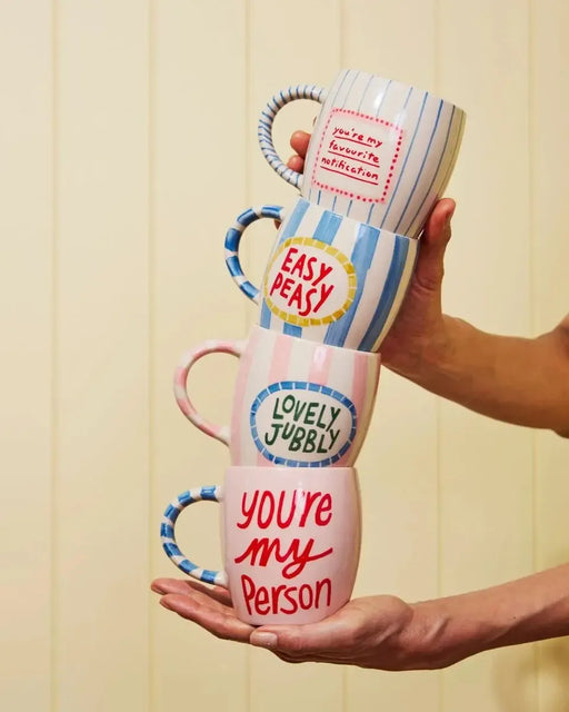 Jones & Co | Love Notes Mug Easy Peasy Homing Instincts