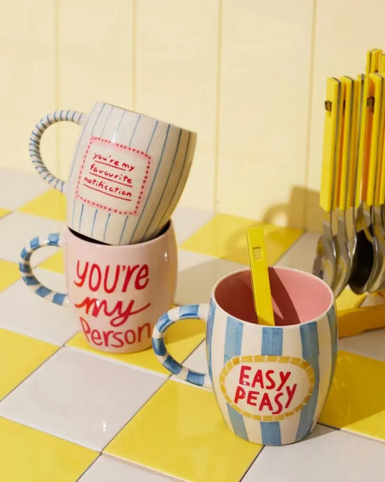 Jones & Co | Love Notes Mug Easy Peasy Homing Instincts