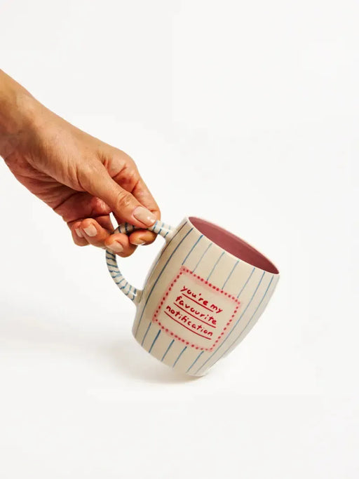 Jones & Co | Love Notes Mug Notification Homing Instincts