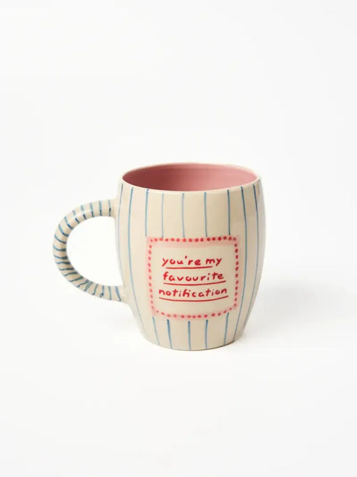 Jones & Co | Love Notes Mug Notification Homing Instincts