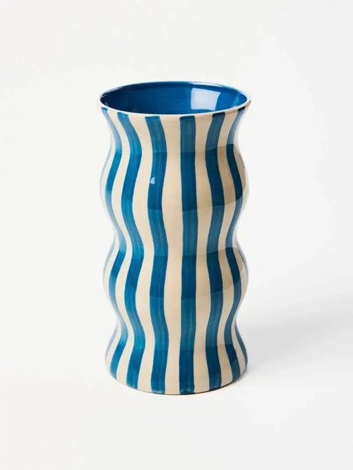 Jones & Co | Palma Navy Stripe Vase Homing Instincts