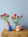 Jones & Co | Palma Red Pink Stripe Vase Homing Instincts