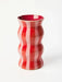Jones & Co | Palma Red Pink Stripe Vase Homing Instincts