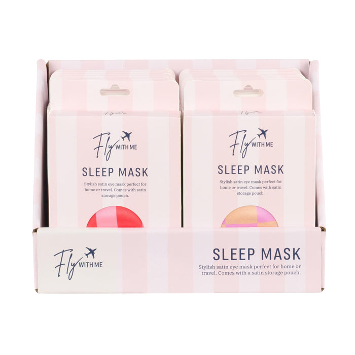 isGift | Satin Sleep Mask Fly With Me 16pcs Assorted