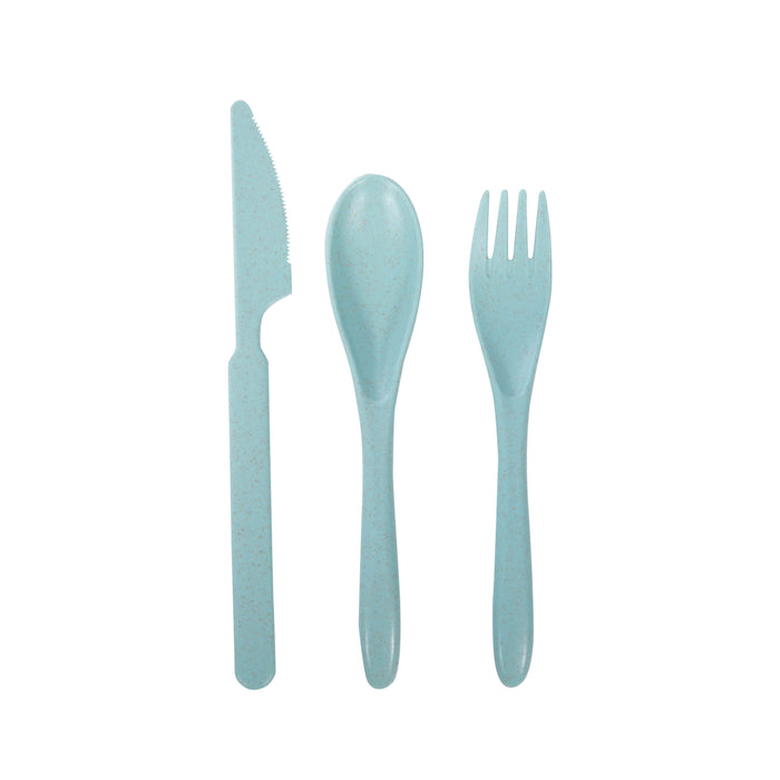 The Australian Collection | Wheat Straw Cutlery Set 18pcs Assorted
