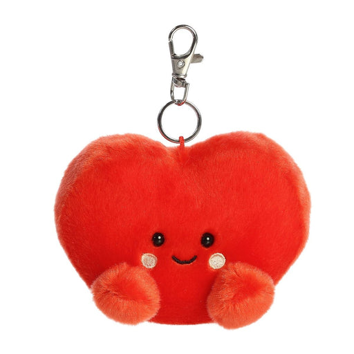 Palm Pals | Amore Heart Clip-On Plush Keychain Red