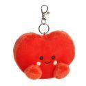 Palm Pals | Amore Heart Clip-On Plush Keychain Red