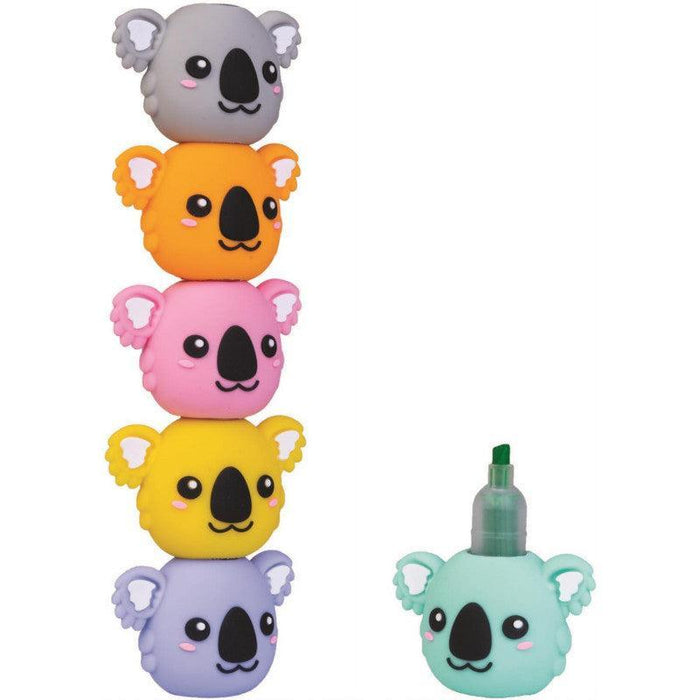 MDI | Koala Highlighters Cute Koala Design Vibrant Colours For Kids