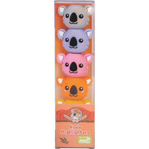 MDI | Koala Highlighters Cute Koala Design Vibrant Colours For Kids