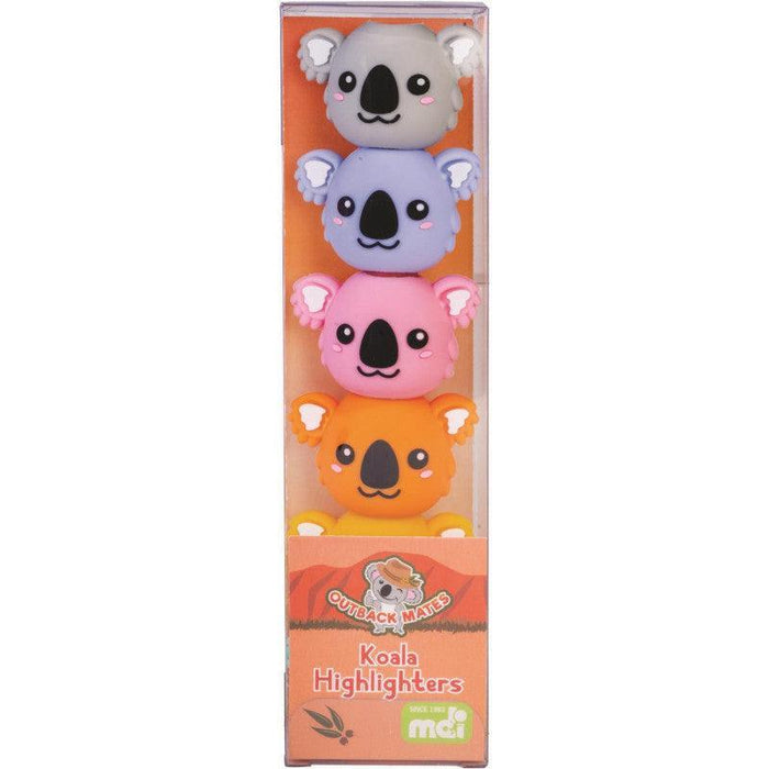 MDI | Koala Highlighters Cute Koala Design Vibrant Colours For Kids