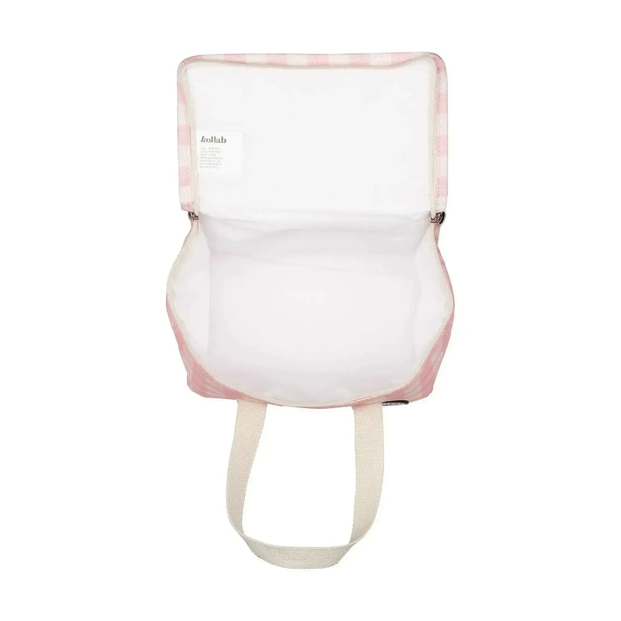Kollab | Lunch Bag Candy Pink Check Homing Instincts
