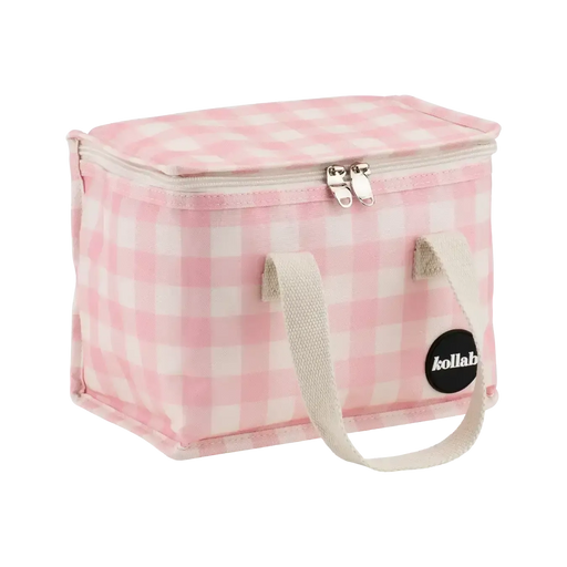 Kollab | Lunch Bag Candy Pink Check Homing Instincts