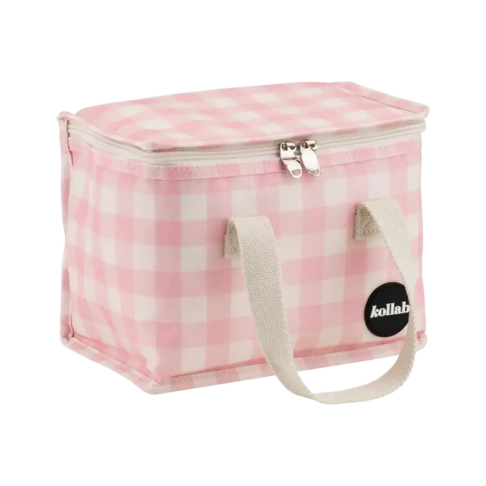 Kollab | Lunch Bag Candy Pink Check Homing Instincts