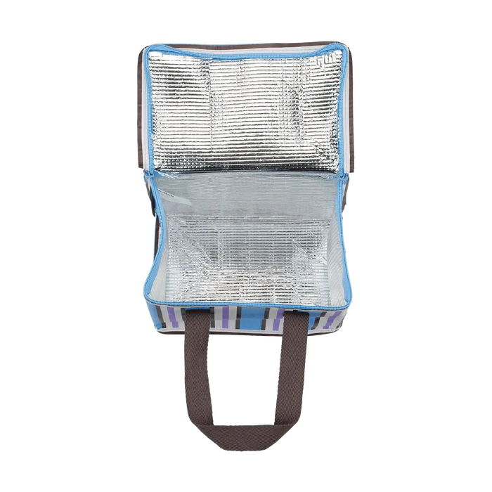 Kollab | Lunch Bag Choc Blue Stripe Homing Instincts