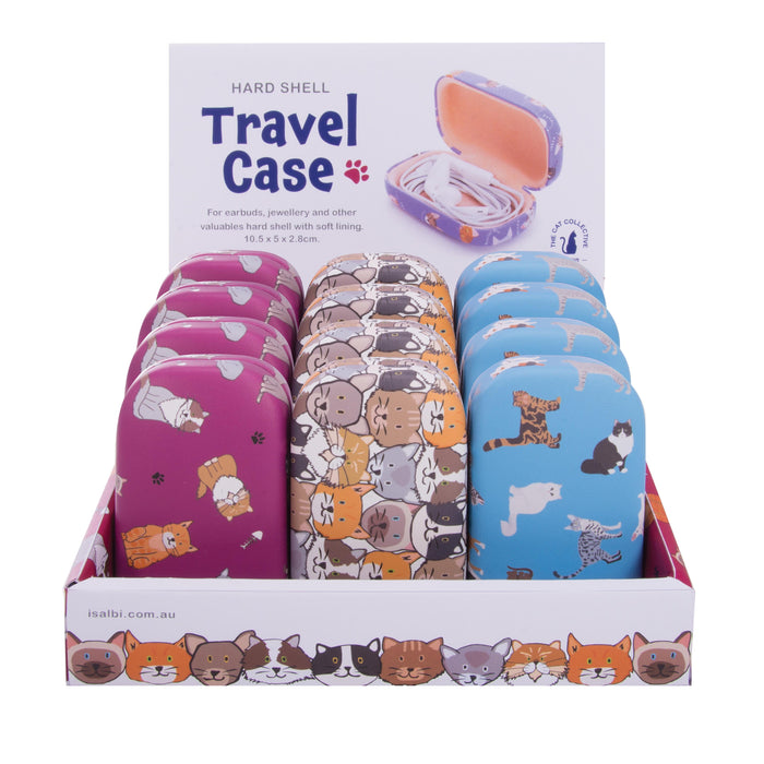 IsGift | Travel Case 15pcs 4 Assorted Hard Shell