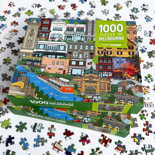 Lawz Drawz | 1000 Pieces of Melbourne - Puzzle Homing Instincts