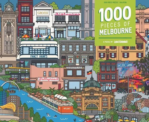 Lawz Drawz | 1000 Pieces of Melbourne - Puzzle Homing Instincts