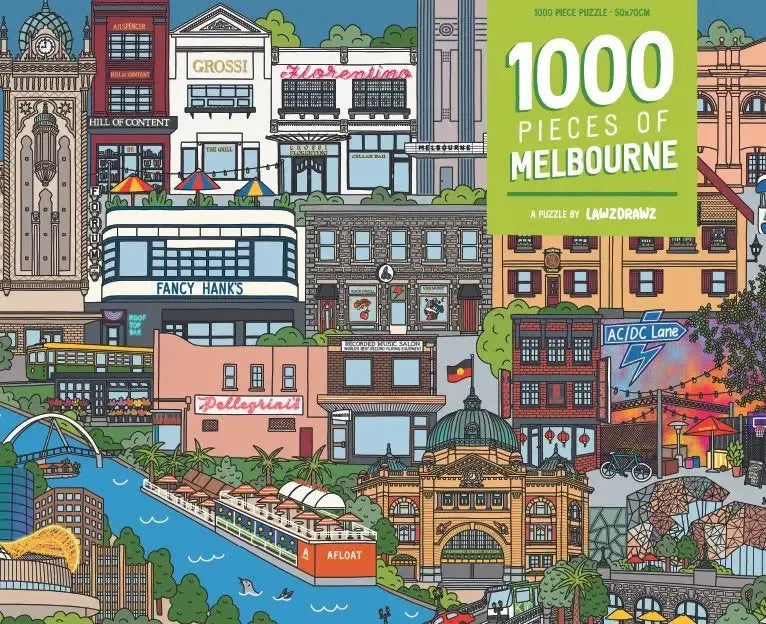 Lawz Drawz | 1000 Pieces of Melbourne - Puzzle Homing Instincts