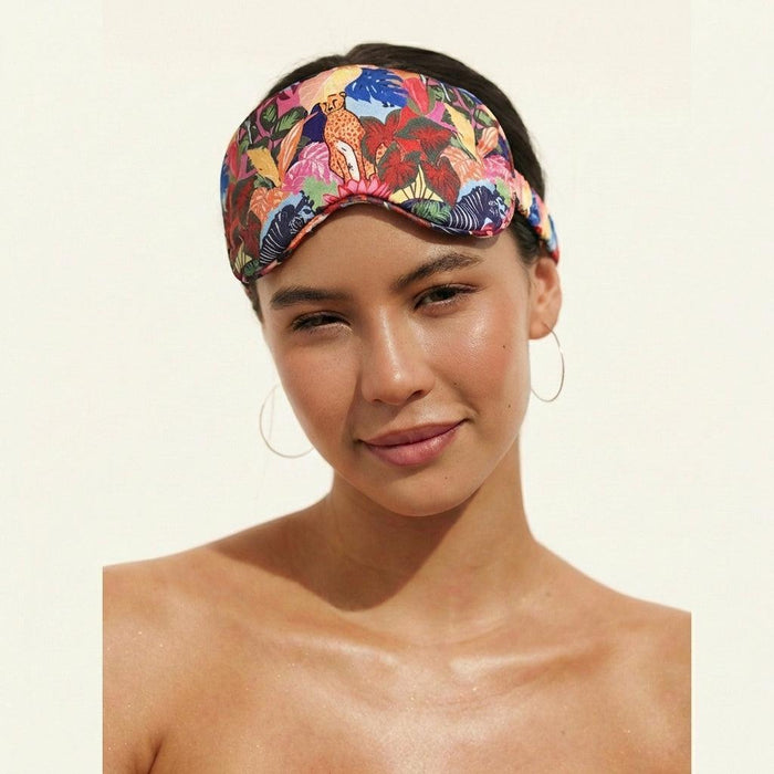 Louvelle | Satin Sleep Set Jungle Print
