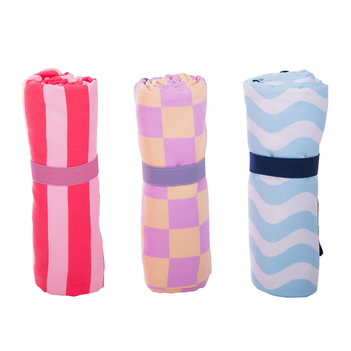 isGift | Quick Dry Microfiber Towel Fly With Me 9pcs Assorted