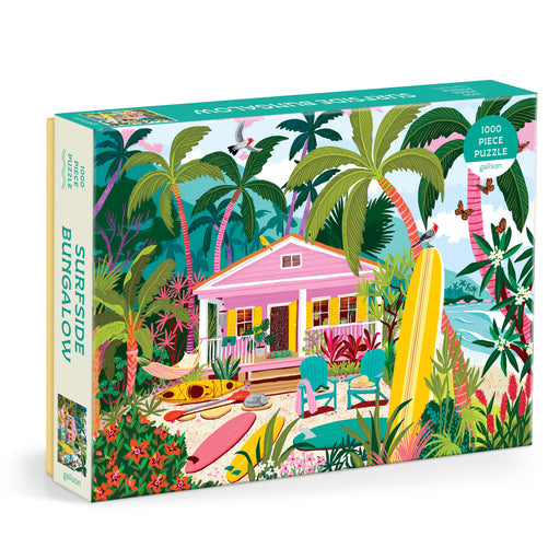 Galison | Surfside Bungalow 1000 Piece Coastal Puzzle Multi‑Coloured