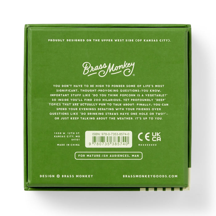 Brass Monkey | Stoner Thoughts Conversation Starters Card Game