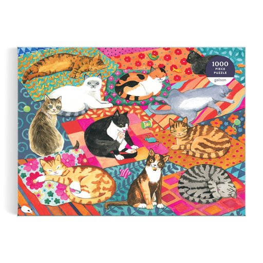 Alison Kolesar | Relaxing Cats Jigsaw Puzzle 1000 Piece