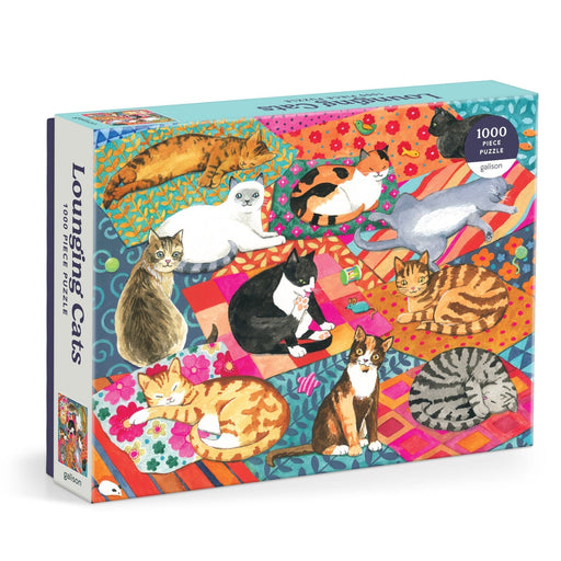 Alison Kolesar | Relaxing Cats Jigsaw Puzzle 1000 Piece