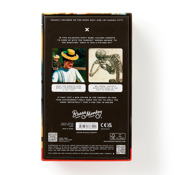 Brass Monkey | Oddly Correct Party Card Game Multi-Coloured Homing Instincts