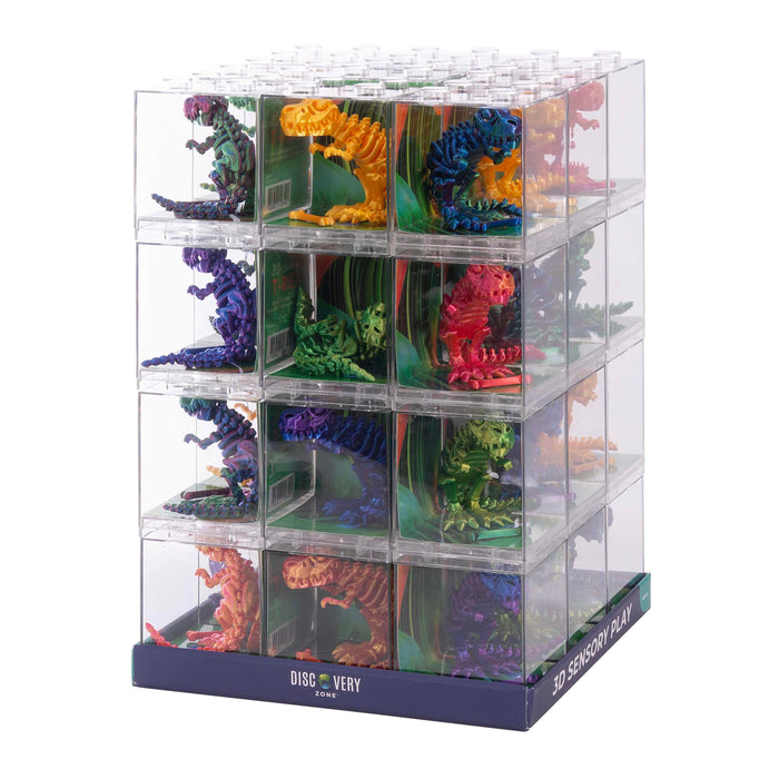 Discovery Zone | 3D Sensory T‑Rex 36pcs Assorted