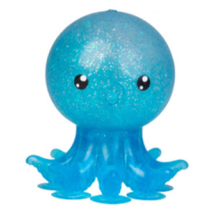 Smooshos | Glitter Octopus Squishy Toy – Blue, Pink, Purple Homing Insticts