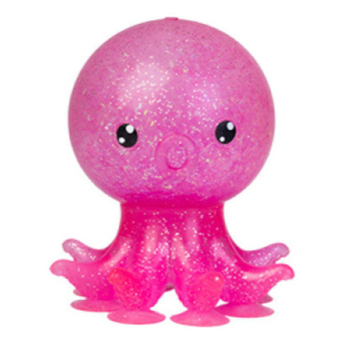 Smooshos | Glitter Octopus Squishy Toy – Blue, Pink, Purple Homing Insticts