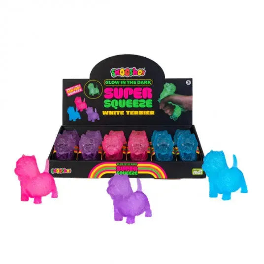 MDI | Smooshos Super Squeeze White Terrier Glow In Dark Homing Instincts