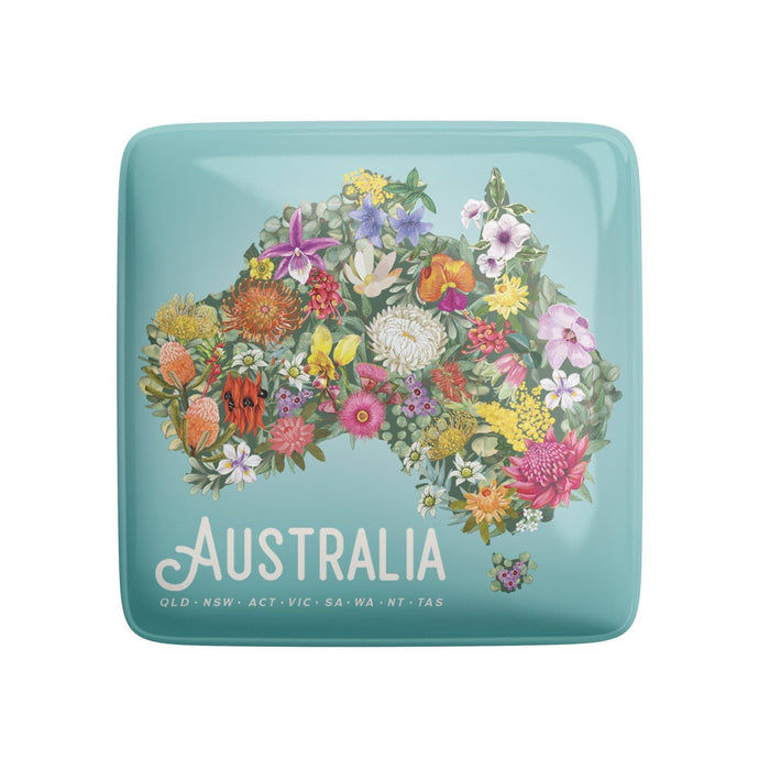 La La Land | Fridge Magnet Gday Australia Map 7x7 Cm