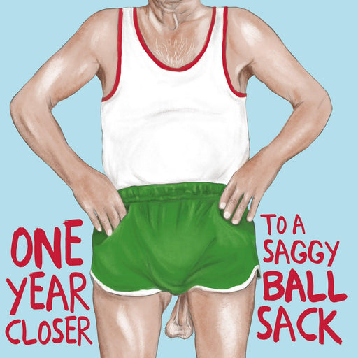 La La Land | Illustrated Greeting Card Old Man Ball Sack